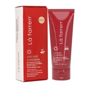 La Farrerr SPF 40+ Sunscreen cream- Dry & normal skin - 40 ml