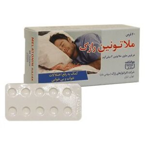 قرص ملاتونین 3 میلی گرم رازک | Razak Melatonin 3 mg Tablet