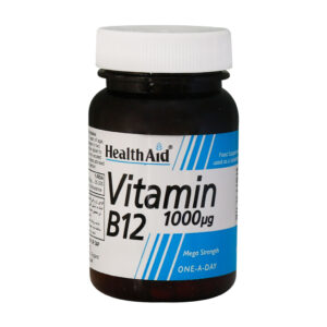 قرص ویتامین B12 ۱۰۰۰ میکروگرم هلث اید | HealthAid Vitamin B12 1000 µg Tablet