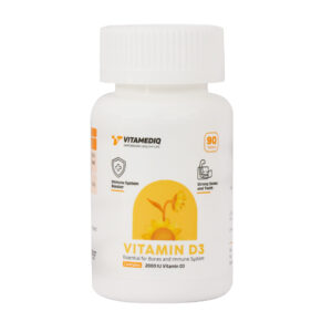 قرص ویتامین د 3  2000 واحد ویتامدیک | Vitamediq Vitamin D3 2000 IU Tablet