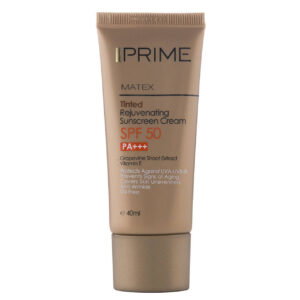 کرم ضد آفتاب رنگی جوان کننده SPF50 پریم | Prime Tinted Rejuvenating SPF50 Sunscreen