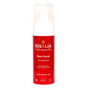 فوم پاک کننده پوست خشک و حساس رزالیا مدل رزاسنس  | Rosalia Rosa Sense Cleansing Foam