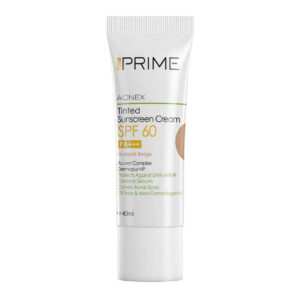 کرم ضد آفتاب رنگی SPF60 پریم رنگ بژ طبیعی | Prime Natural Beige Acnex Sunscreen SPF60