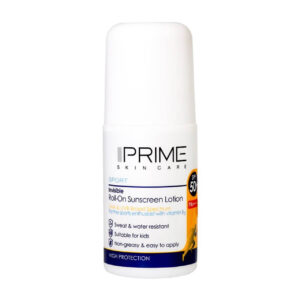 لوسیون رولی ضد آفتاب +SPF50 پریم فاقد رنگ | Prime Invisible Roll-On Sunscreen Lotion
